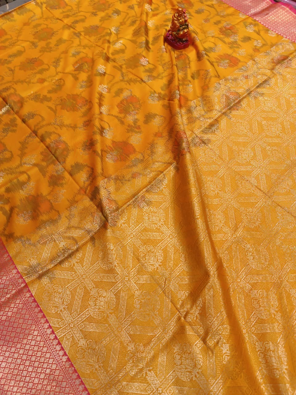 Pochampalli Design Tissue Silk Saree | New Collection — Manglam Banaras Varanasi