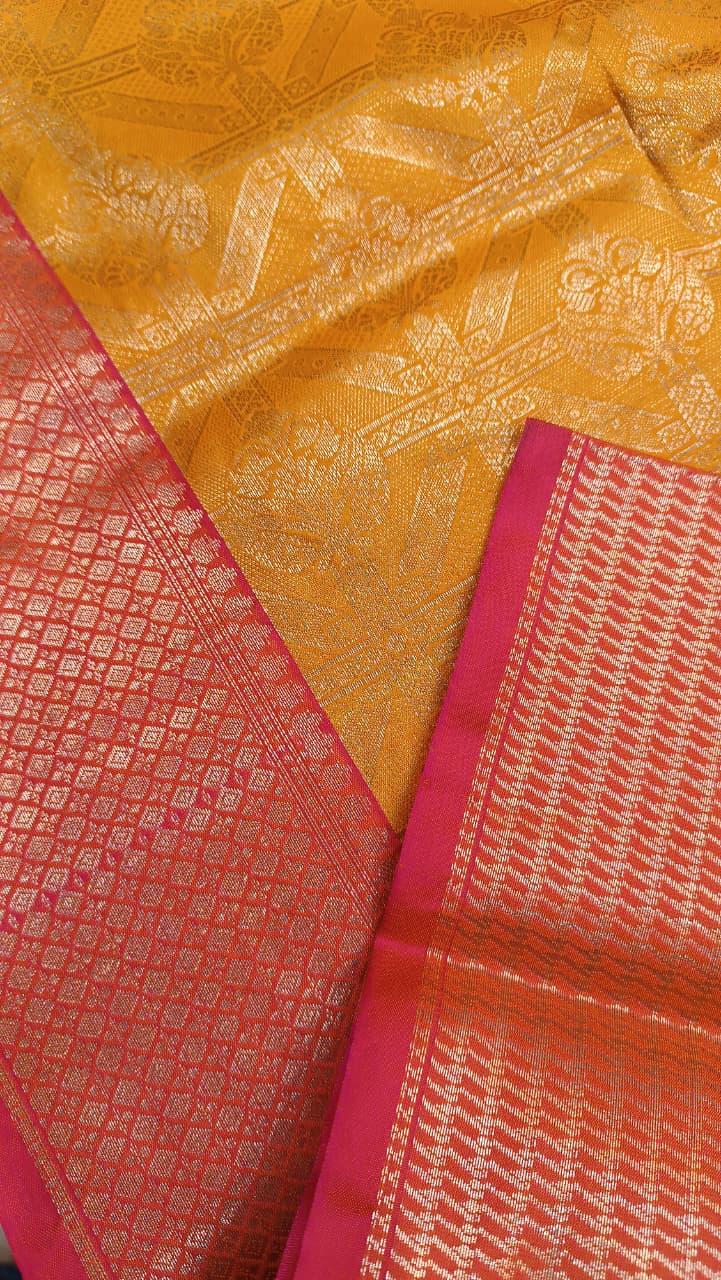 Pochampalli Design Tissue Silk Saree | New Collection — Manglam Banaras Varanasi