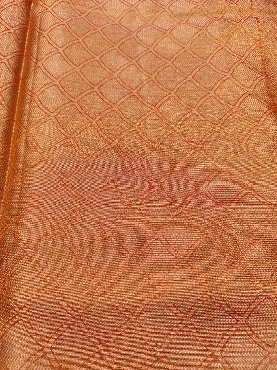 Leheriya Pattern Tissue Silk Saree with Booti | Festive Saree — Manglam Banaras Varanasi